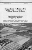 Suggestions to prospective Yakima county settlers