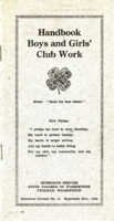 Handbook: Boys and Girls' Club work