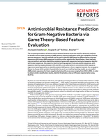 Antimicrobial Resistance Prediction for Gram-Negative Bacteria via Game Theory-Based Feature Evaluation