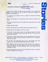 Suggestions for choosing stories for young children