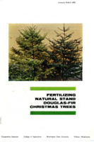 Fertilizing natural stand Douglas-fir Christmas trees