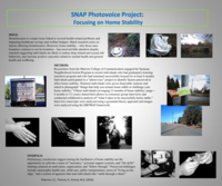 SNAP photovoice project: focusing on home stability