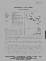 International 4-H youth exchange: This is Nepal