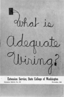 What is adequate wiring?