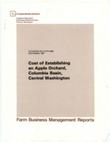 1981 cost of establishing an apple orchard : Columbia Basin, central Washington