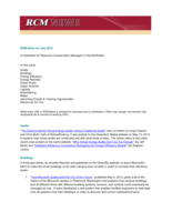 RCM News, July 2013