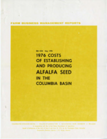 1976 costs of establishing and producing alfalfa seed in the Columbia Basin