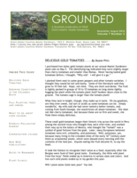 Grounded Newsletter, August 2018