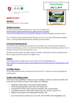 CloverGram, July 2, 2015