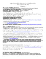 Grays Harbor County 4-H News Blast, October 12, 2016