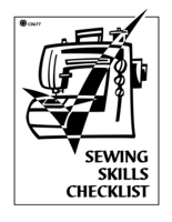 Sewing Skills Checklist