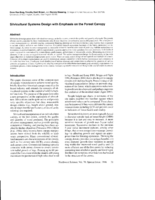 Silvicultural systems design with emphasis on the forest canopy