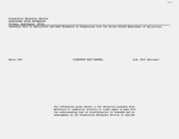 Livestock pest control