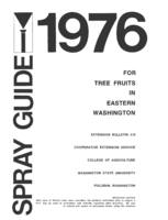 Spray guide for tree fruits in eastern Washington