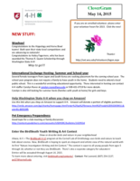 CloverGram, May 14, 2015