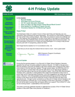 4-H Friday Update, October 28, 2016