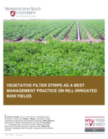Vegetative filter strips as a best management practice on rill-irrigated row fields