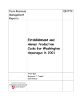 Establishment and Annual Production Costs for Washington Asparagus in 2001