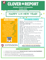 Klickitat Clover Report, October 2019