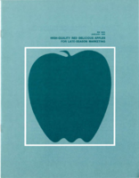 High-quality red delicious apples for late-season marketing