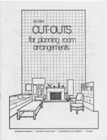 Cut outs for planning room arrangements