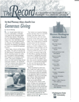 The Record, volume 57, no. 4, Winter