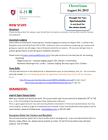 CloverGram, August 14, 2015