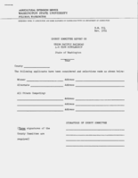 County committee report on union pacific railroad 4-H club scholarship