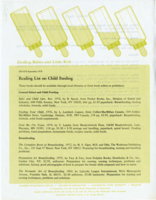 Feeding babies and little kids