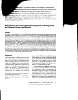 An experiment for assessing vertebrate response to varying levels and patterns of green-tree retention