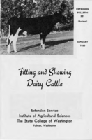 Fitting and showing dairy cattle