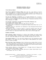 Reference material for 4-H veterinary science project