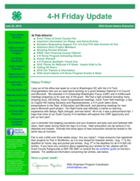 4-H Friday Update, July 20, 2018