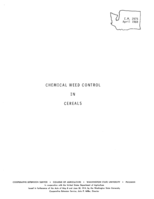 Chemical weed control in cereals