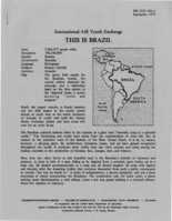 International 4-H youth exchange: This is Brazil