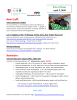 CloverGram, April 3, 2020