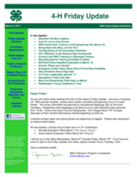 4-H Friday Update, March 3, 2017