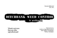 Ditchbank weed control in Washington