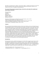Soy-castor oil based polyols prepared using a solvent-free and catalyst-free method and polyurethanes therefrom