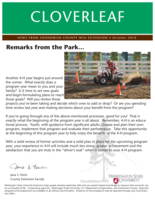 Cloverleaf, October 2010