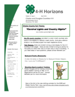 4-H Horizons, April 2016