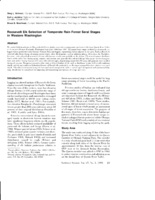 Roosevelt Elk Selection of Temperate Rain Forest Seral Stages in Western Washington