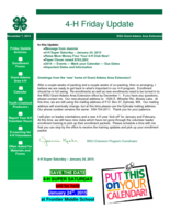 4-H Friday Update, November 7, 2014