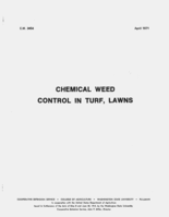 Chemical weed control in turf, lawns