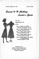Second 4-H clothing leader's guide