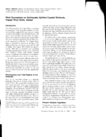 Plant Succession on Earthquake Uplifted Coastal Wetlands, Copper River Delta, Alaska'