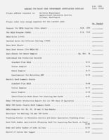 Request for Dairy Herd Improvement Association supplies