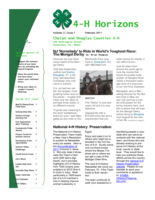4-H Horizons, February 2011