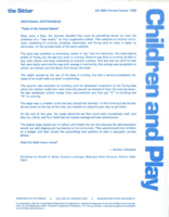 The sitter: Individual differences