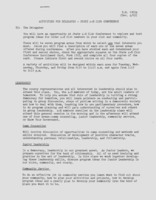 Activities for delegates: State 4-H club conference